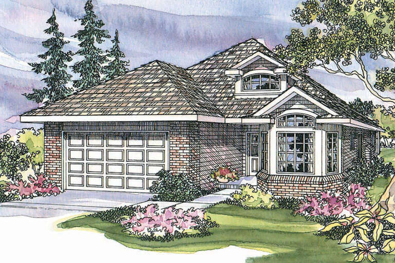 House Plan House Plan #840 Front Elevation 
