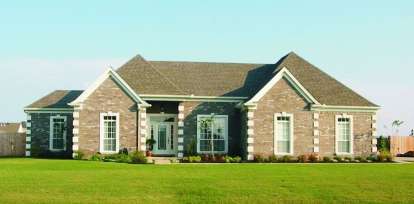 European House Plan #053-00920 Elevation Photo