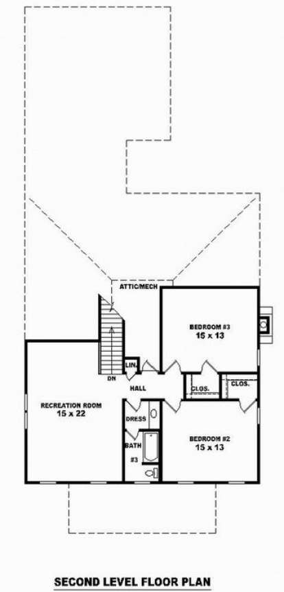Floorplan 2 for House Plan #053-00936