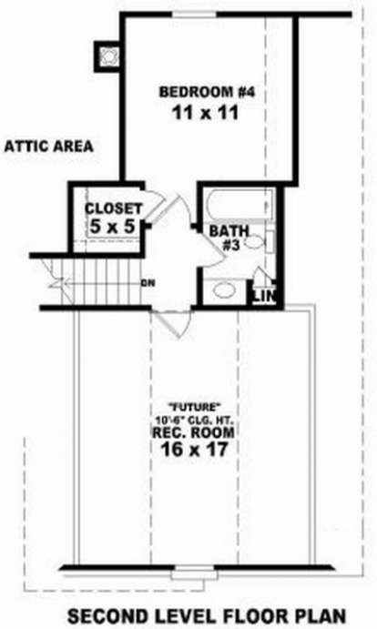 Floorplan 2 for House Plan #053-00938
