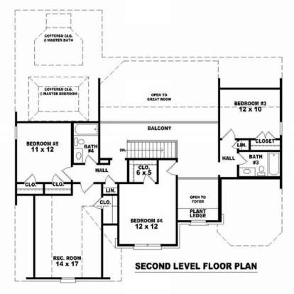 Floorplan 2 for House Plan #053-00950