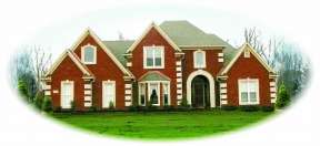 French Country House Plan #053-00951 Elevation Photo