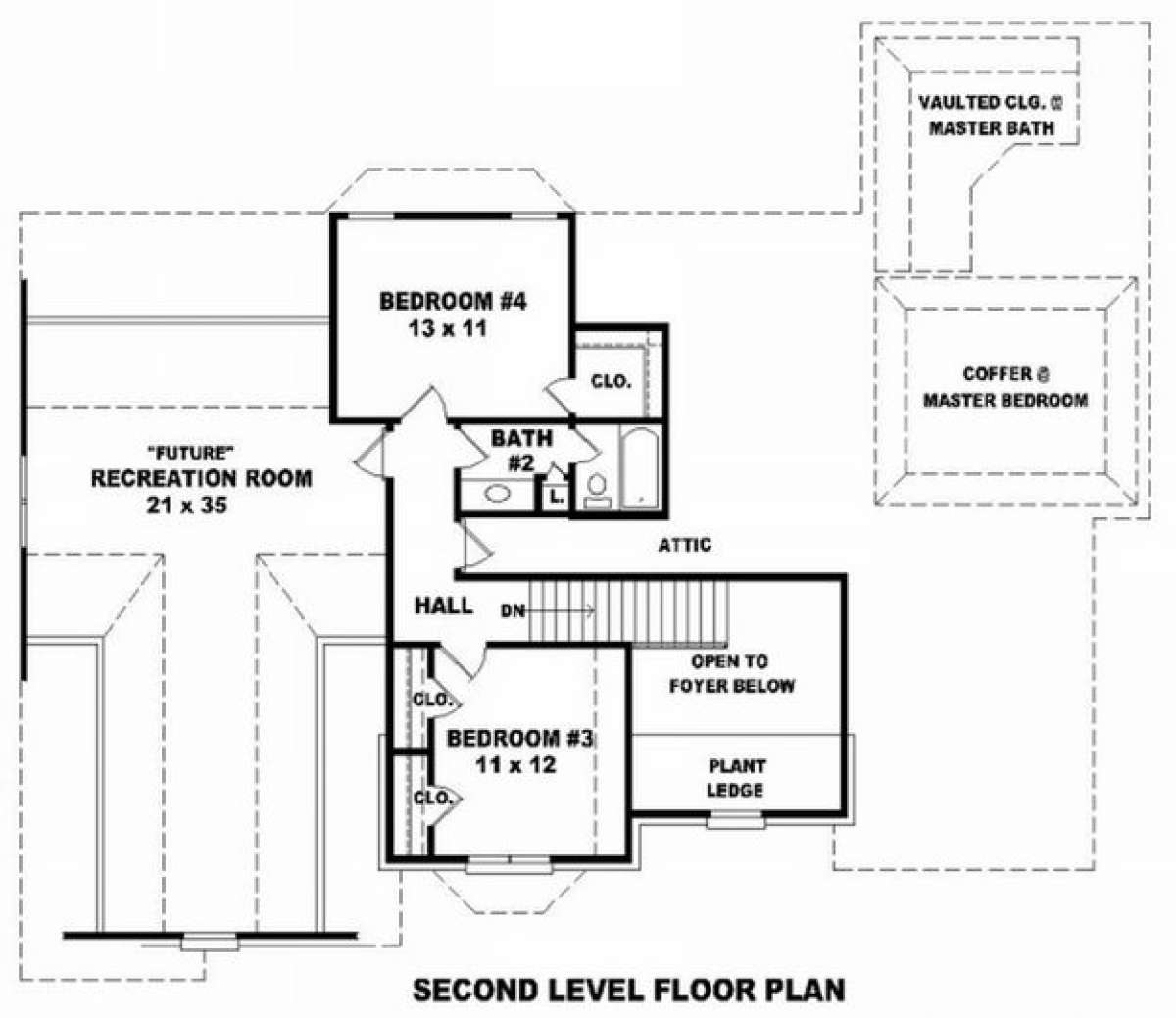 Floorplan 2 for House Plan #053-00951