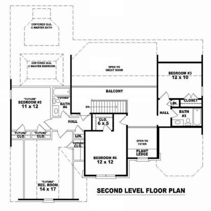Floorplan 2 for House Plan #053-00958