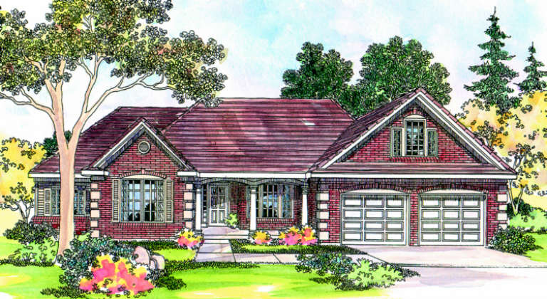 House Plan House Plan #845 Front Elevation