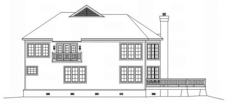 Country House Plan #053-00985 Elevation Photo