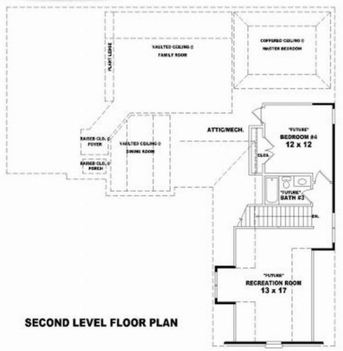 Floorplan 2 for House Plan #053-00987