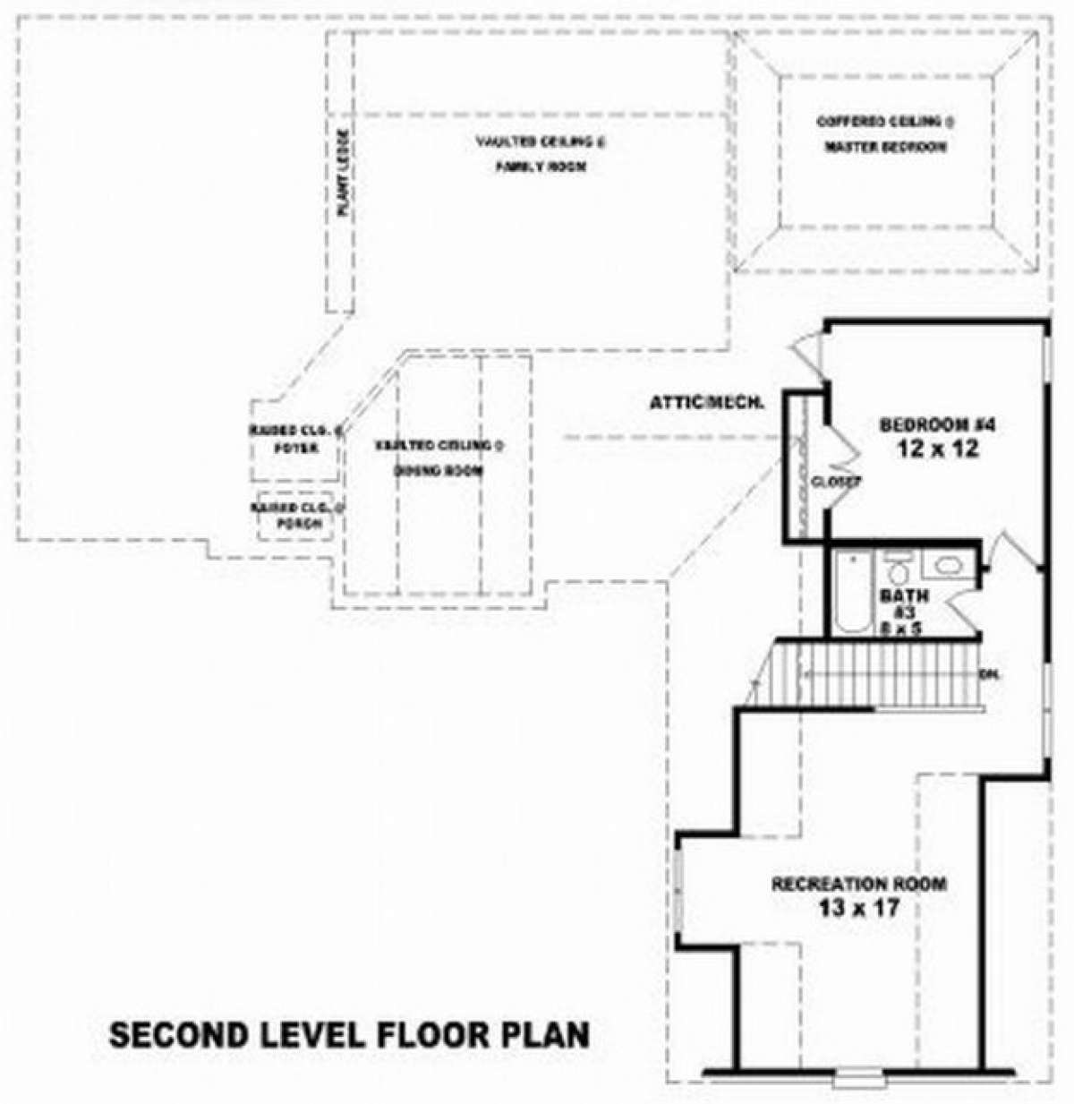 Floorplan 2 for House Plan #053-01000