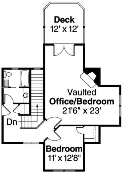 Floorplan 2 for House Plan #035-00198