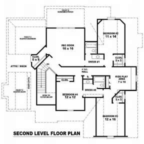 Floorplan 2 for House Plan #053-01028