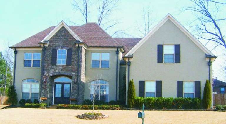 French Country House Plan #053-01032 Elevation Photo