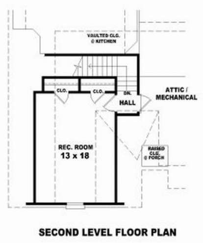 Floorplan 2 for House Plan #053-01046