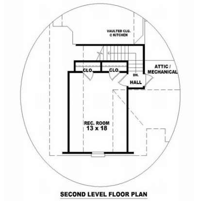 Floorplan 2 for House Plan #053-01047