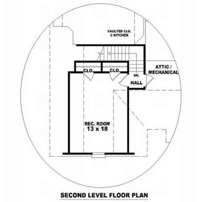 Floorplan 2 for House Plan #053-01047