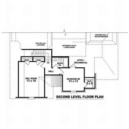 Floorplan 2 for House Plan #053-01048