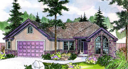 3 Bed, 2 Bath, 2066 Square Foot House Plan - #035-00202