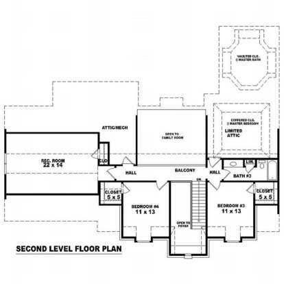 Floorplan 2 for House Plan #053-01059