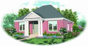 European House Plan #053-01066 Elevation Photo