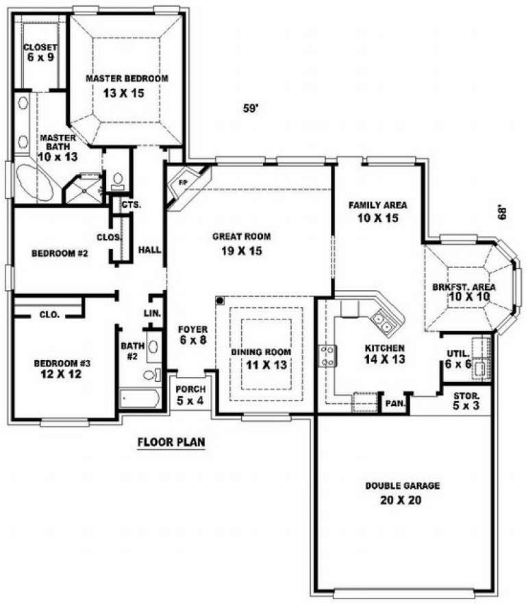 House Plan House Plan #8550 Drawing 1