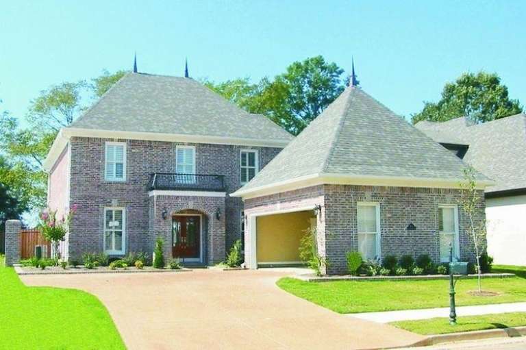 French Country House Plan #053-01071 Elevation Photo