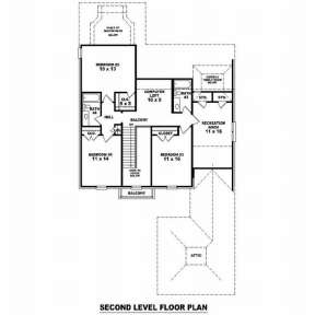 Floorplan 2 for House Plan #053-01071