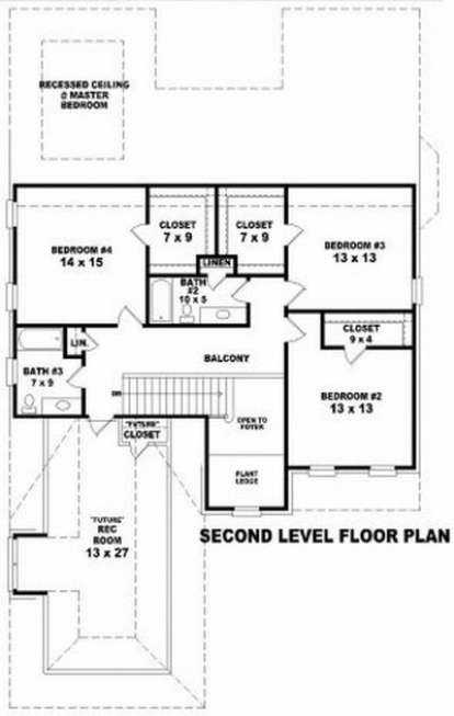 Floorplan 2 for House Plan #053-01073