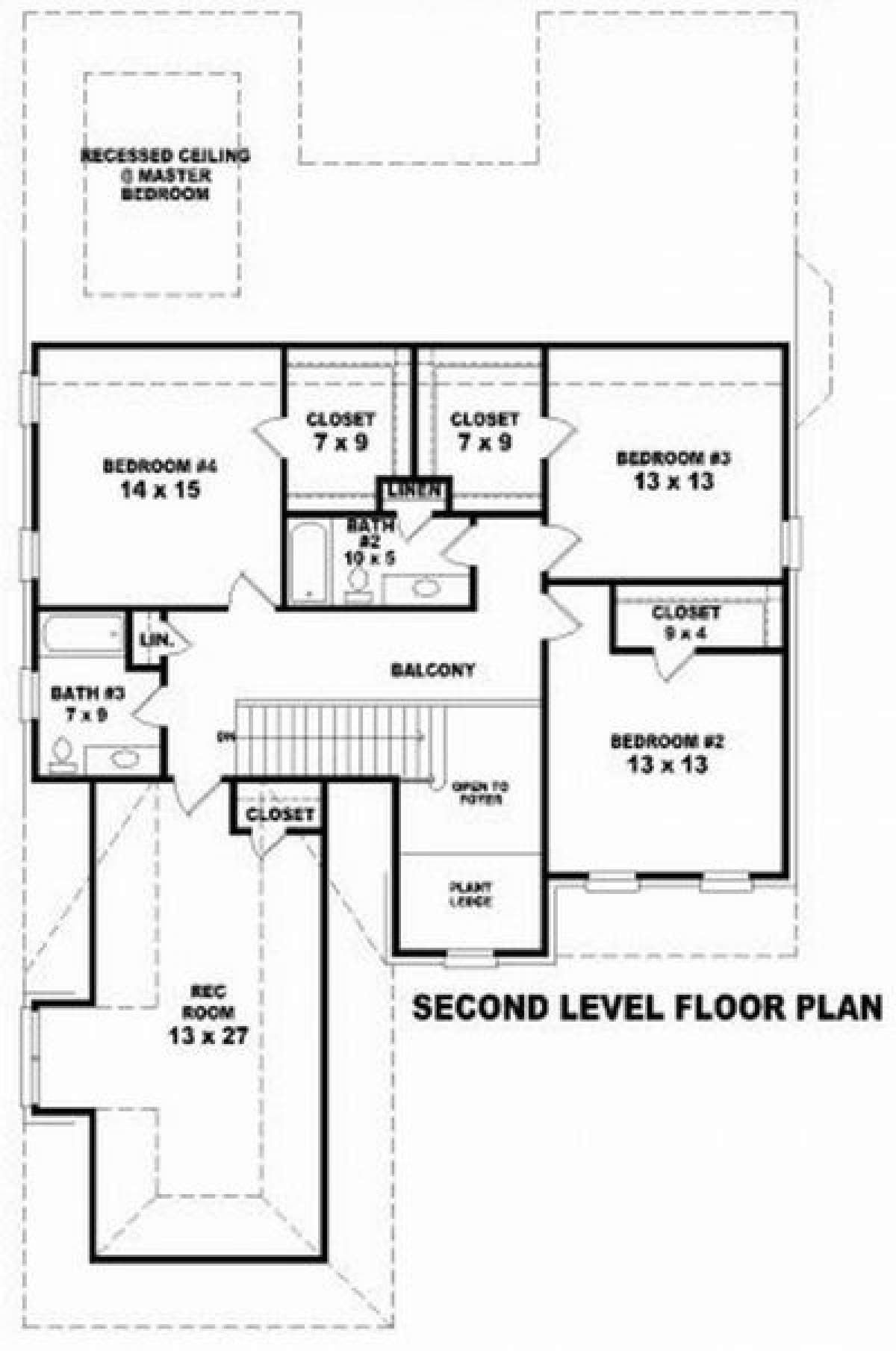 Floorplan 2 for House Plan #053-01074