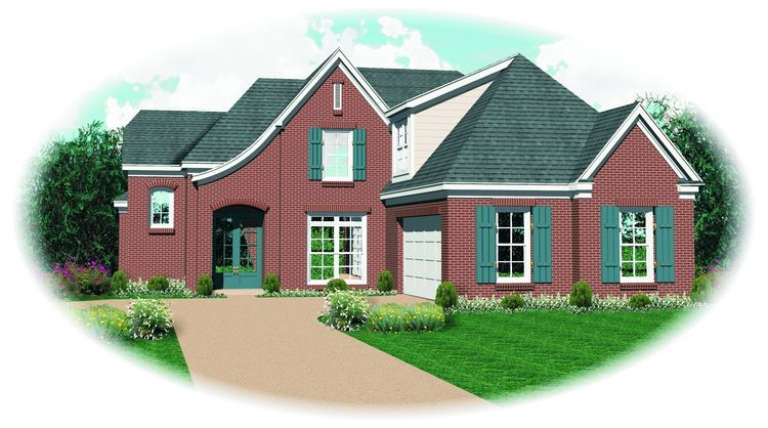 House Plan House Plan #8557 Front Elevation