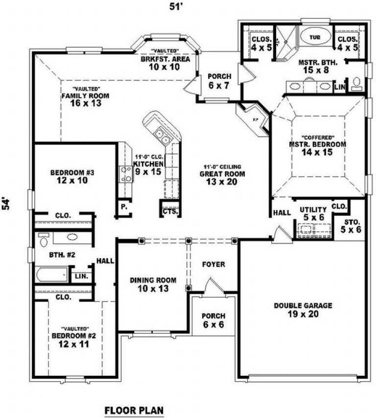 House Plan House Plan #8561 Drawing 1