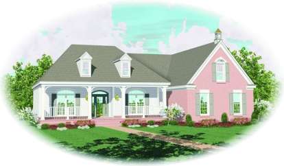 Southern House Plan #053-01089 Elevation Photo