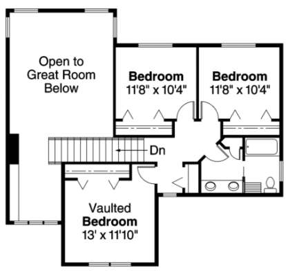 Floorplan 2 for House Plan #035-00206