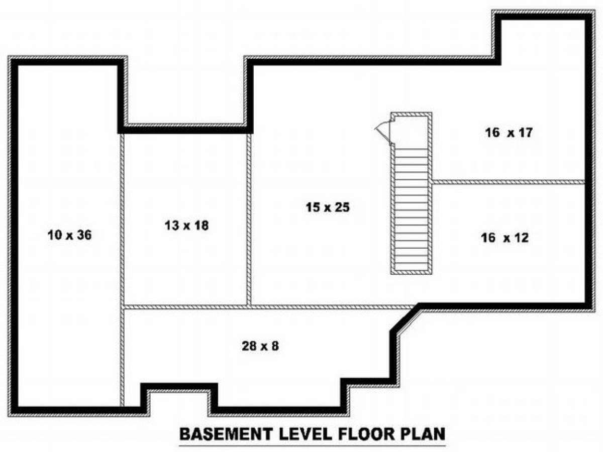 Floorplan 1 for House Plan #053-01090