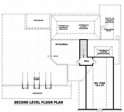 Floorplan 2 for House Plan #053-01092