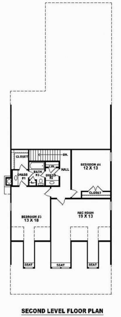 Floorplan 2 for House Plan #053-01099