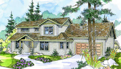 4 Bed, 2 Bath, 1525 Square Foot House Plan - #035-00207