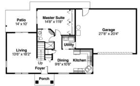 Floorplan 1 for House Plan #035-00207