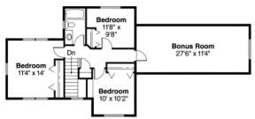 Floorplan 2 for House Plan #035-00207
