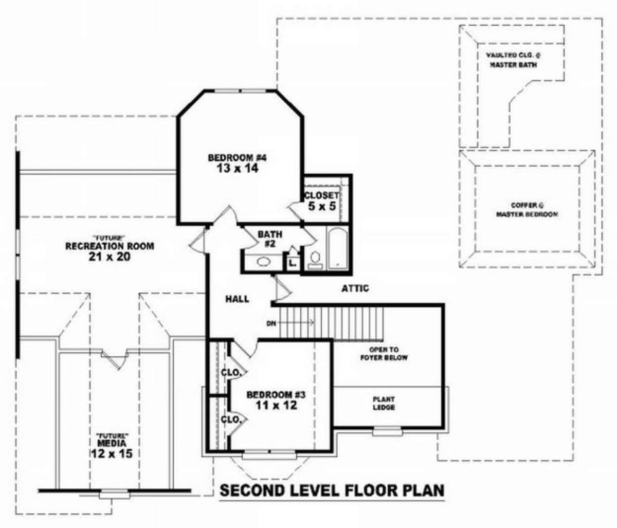 Floorplan 2 for House Plan #053-01109
