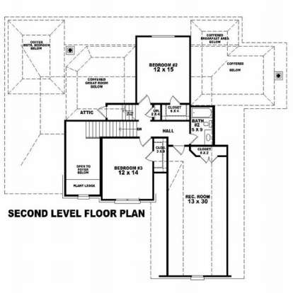 Floorplan 2 for House Plan #053-01117