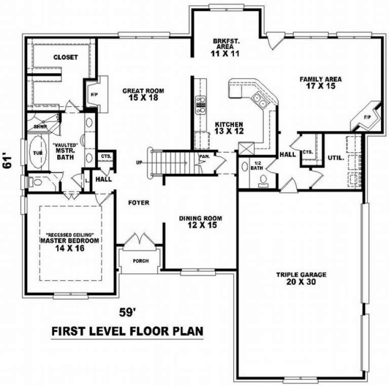 House Plan House Plan #8598 Drawing 1
