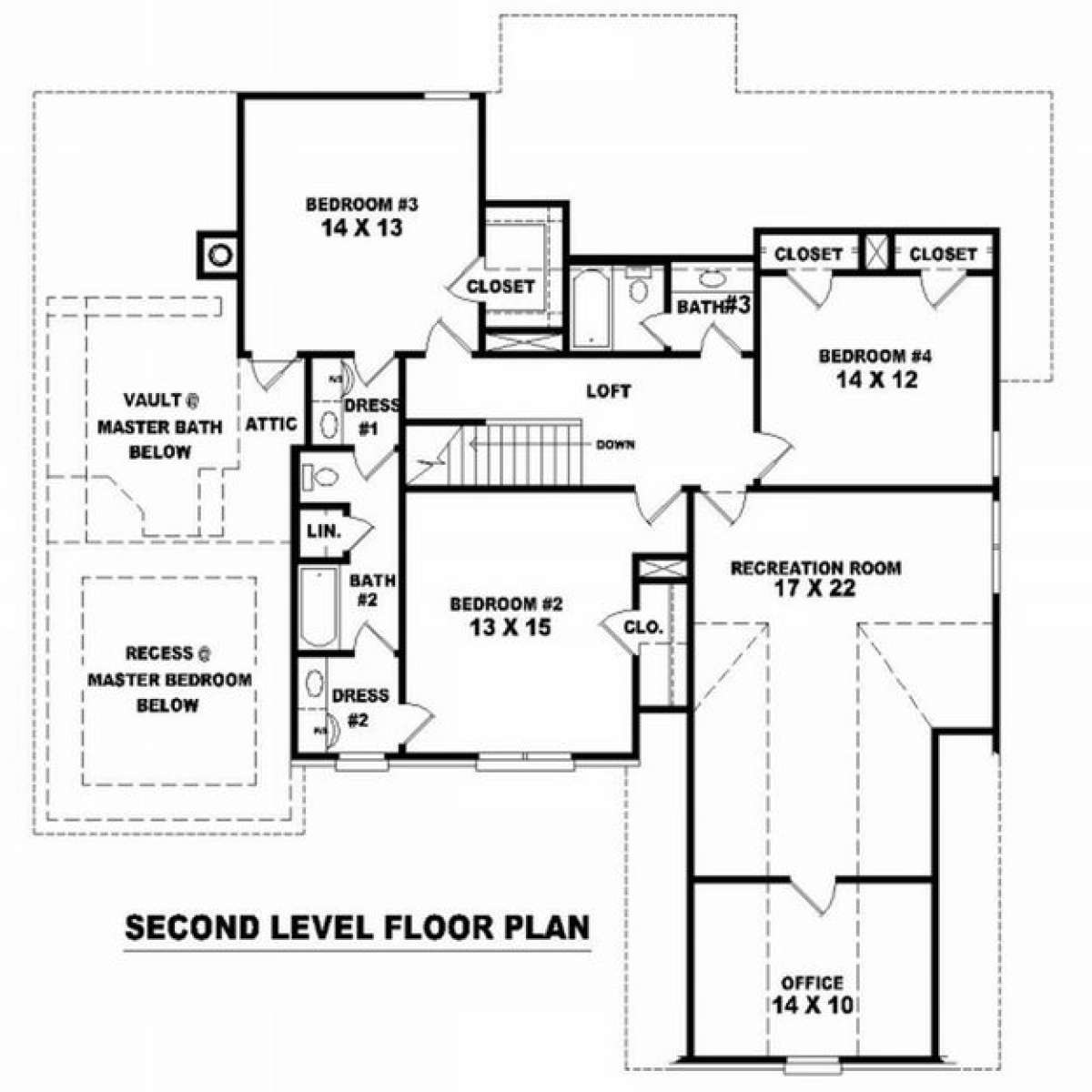 Floorplan 2 for House Plan #053-01119