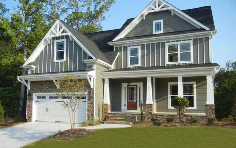 Craftsman House Plan #009-00069 Elevation Photo
