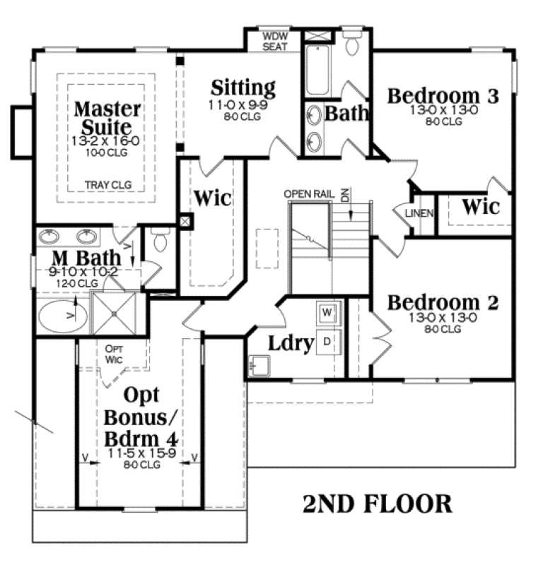 House Plan House Plan #86 Drawing 2