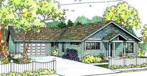 Vacation House Plan #035-00209 Elevation Photo