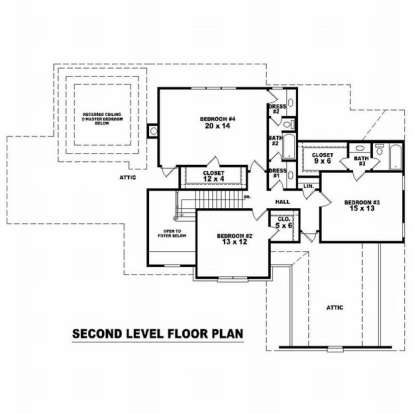 Floorplan 2 for House Plan #053-01120