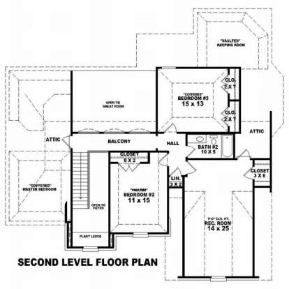 Floorplan 2 for House Plan #053-01121
