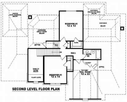 Floorplan 2 for House Plan #053-01125