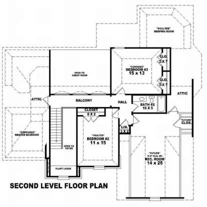 Floorplan 2 for House Plan #053-01127
