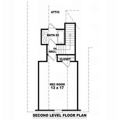 Floorplan 2 for House Plan #053-01134