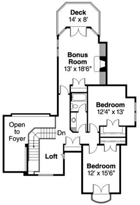 Floorplan 2 for House Plan #035-00211